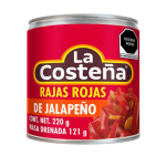 Rajas Rojas de Jalapeño 220g