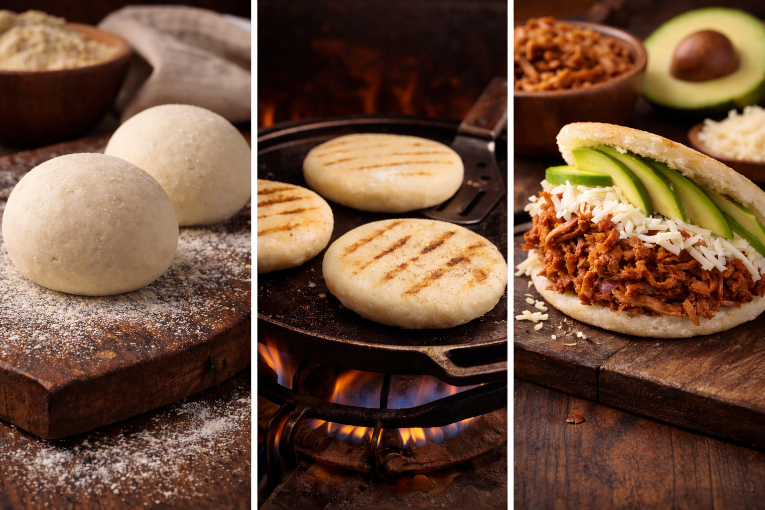 ¿Cómo hacer arepas? paso a paso (con ingredientes fáciles de conseguir en España y Europa).
