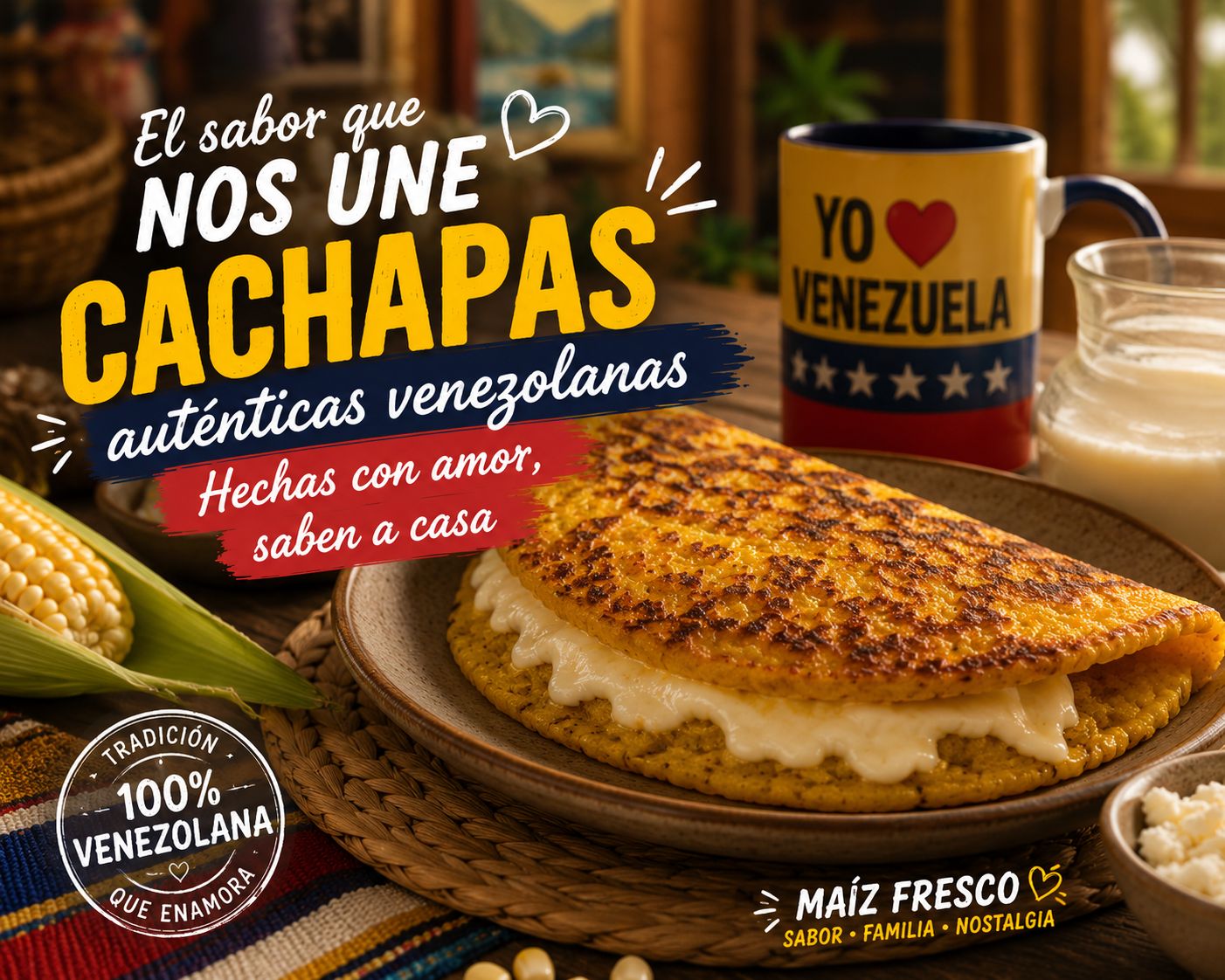 Cómo preparar cachapas auténticas venezolanas paso a paso