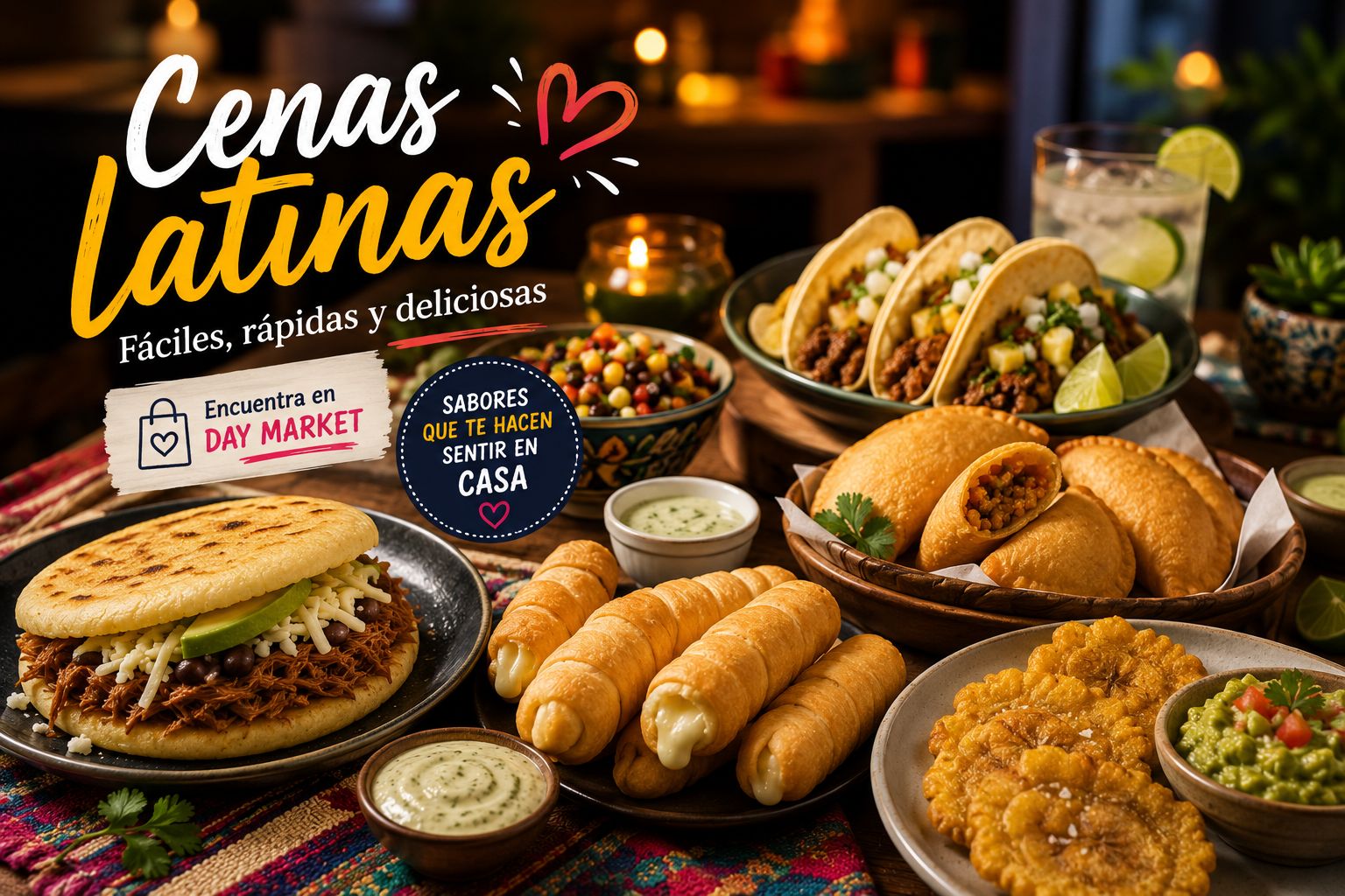 10 cenas rápidas con productos latinos que puedes preparar en menos de 15 minutos